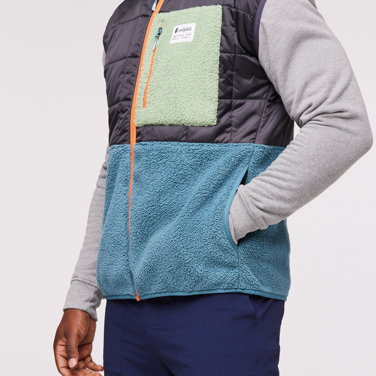 Trico Hybrid Vest - Men's - Graphite/Blue Spruce - US 9144