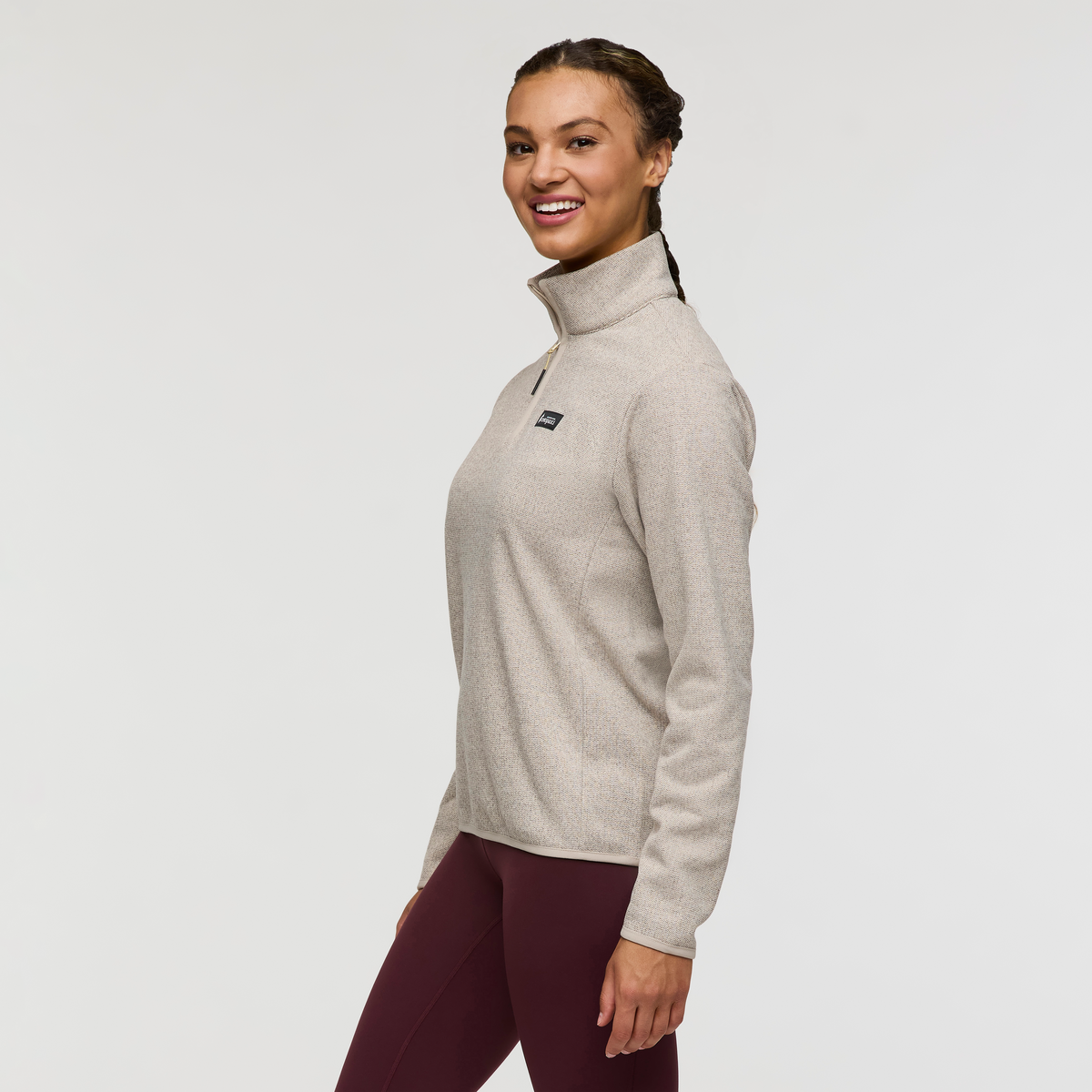 Envo Fleece Quarter-Zip Pullover - Women's - Heather Cream - US 0367