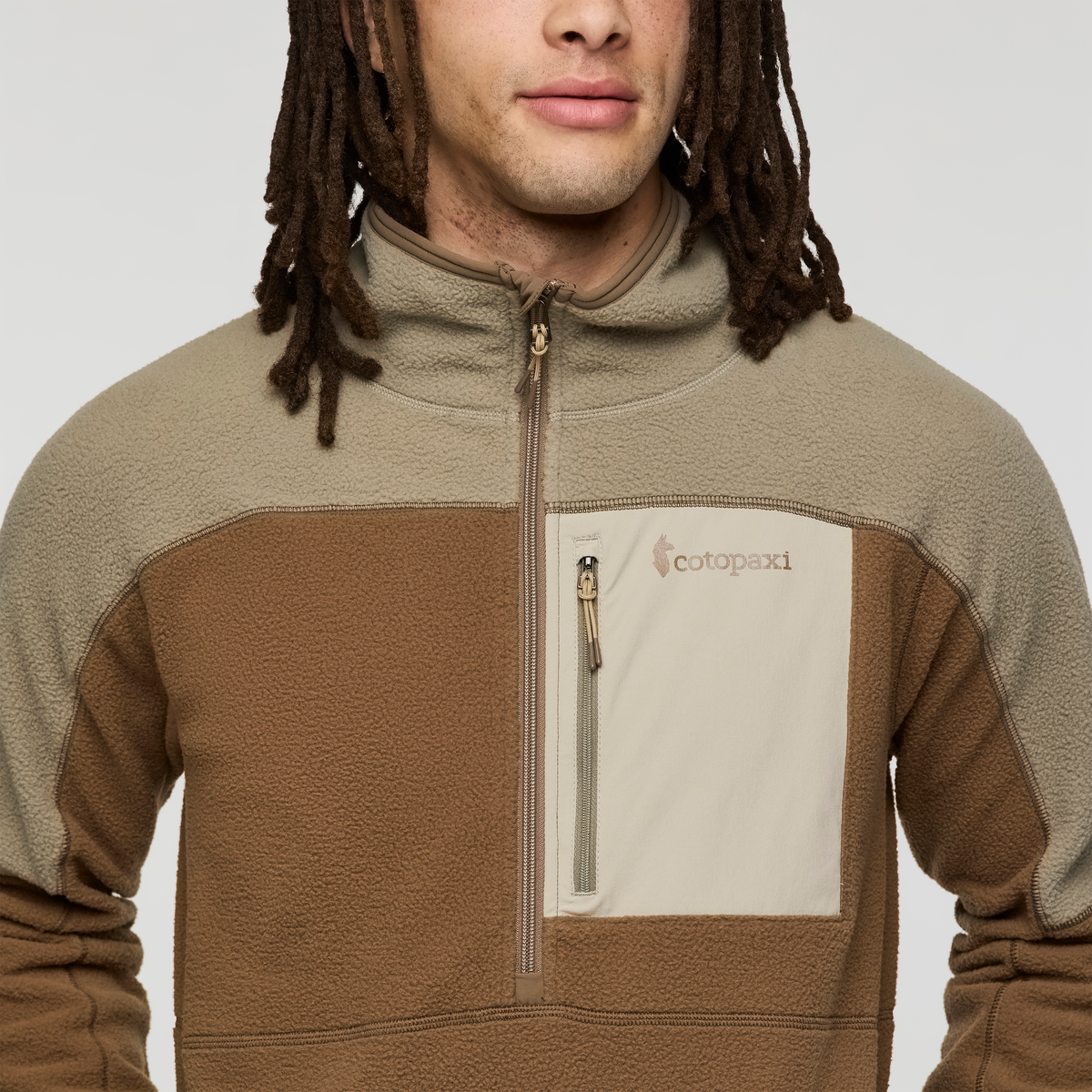 Abrazo Fleece Half-Zip Jacket - Men's - Stone/Dune - US 2703