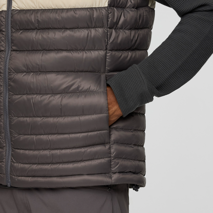 Fuego Down Vest - Men's - Cinder Stripes - US 9770