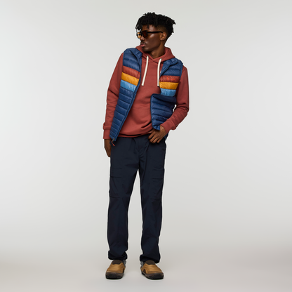 Fuego Down Vest - Men's - Deep Sea Stripes - US 5327