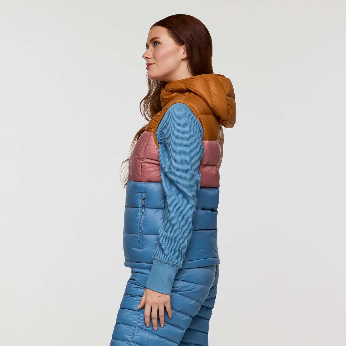 Fuego Max Down Vest - Women's - Sienna/Fjord - US 0841