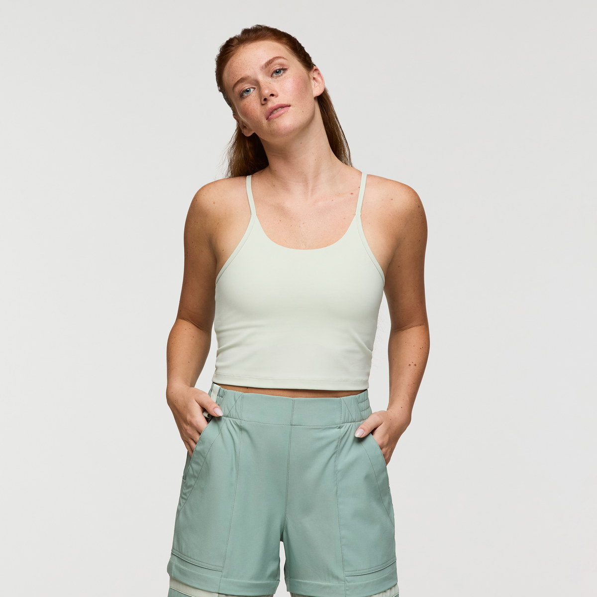 Muevo Scoop Tank - Women's - Blue Smoke - US 2244