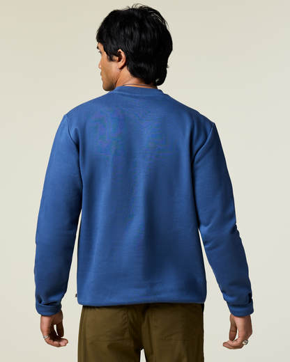 Lava Llama Crew Sweatshirt - Men's - Deep Sea - US 9682