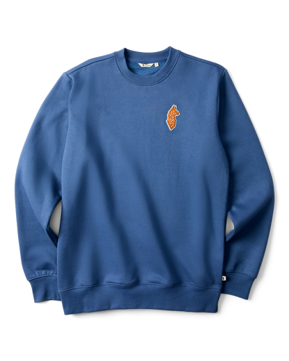 Lava Llama Crew Sweatshirt - Men's - Deep Sea - US 9682
