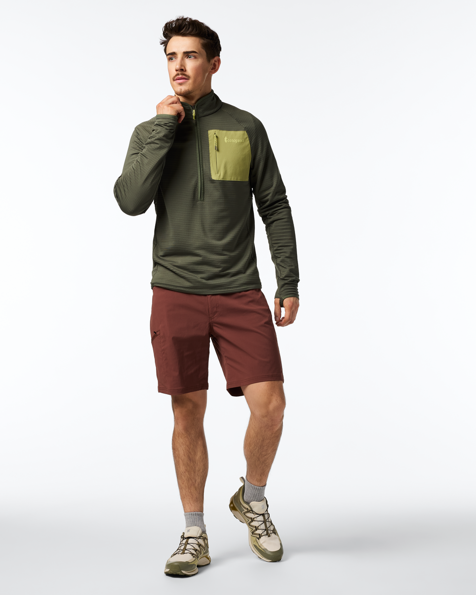 Otero Fleece Half-Zip Pullover - Men's - Fatigue - US 5483