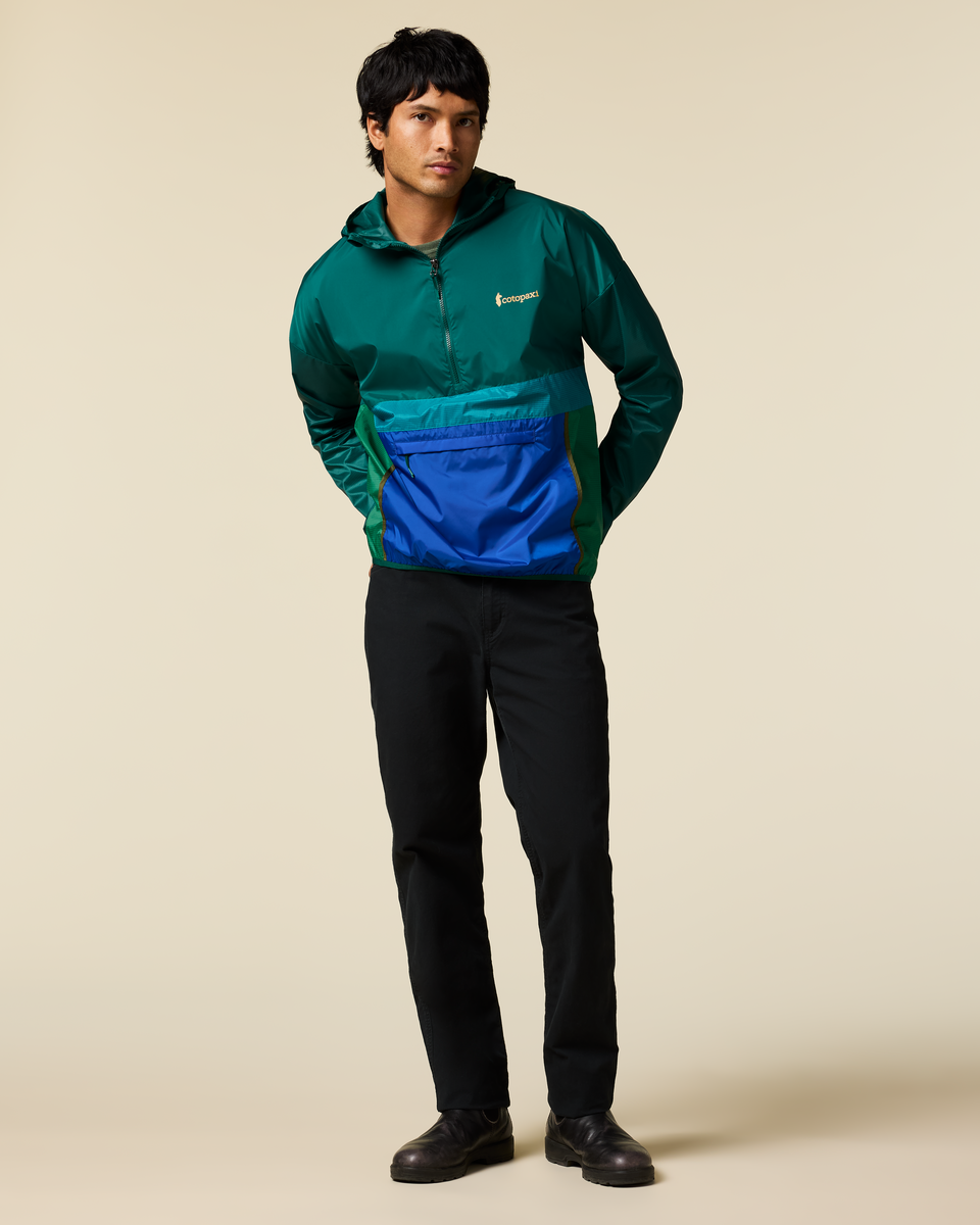Teca Half-Zip Windbreaker - Men's - Eat More Veggies - US 0874