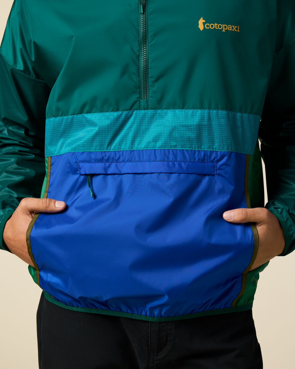 Teca Half-Zip Windbreaker - Men's - Eat More Veggies - US 0874