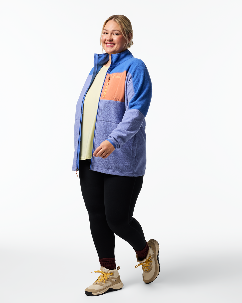 Abrazo Fleece Full-Zip Jacket - Women's - Azure/Aster - US 6790