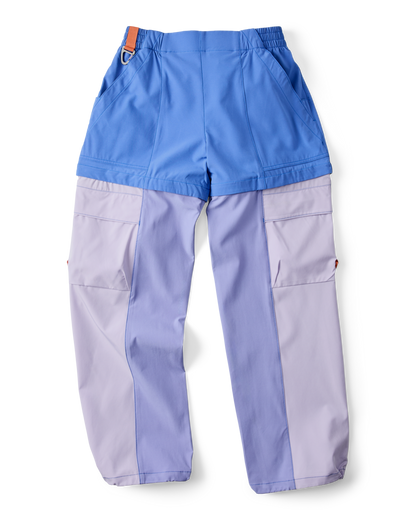 Losdos Zip-Off Pant - Women's - Azure/Aster - US 9534