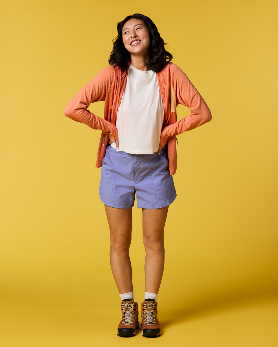 Otero Fleece Full-Zip Hooded Jacket - Women's - Grapefruit - US 0749