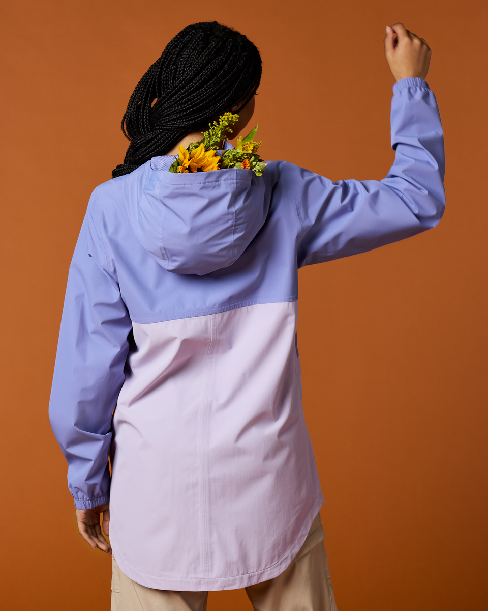 Rayu Rain Parka - Women's - Aster/Moonbeam - US 3693