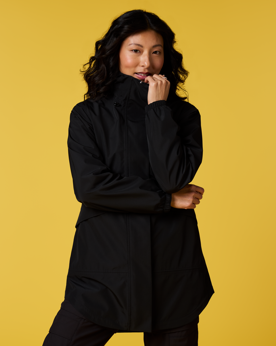 Rayu Rain Parka - Women's - Cotopaxi Black - US 5050