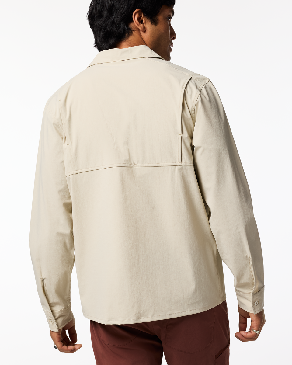 Solta Long-Sleeve Sun Shirt - Men's - Mineral - US 4513