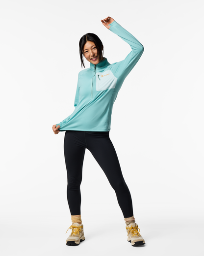 Otero Fleece Half-Zip Pullover - Women's - Tide Pool - US 9614