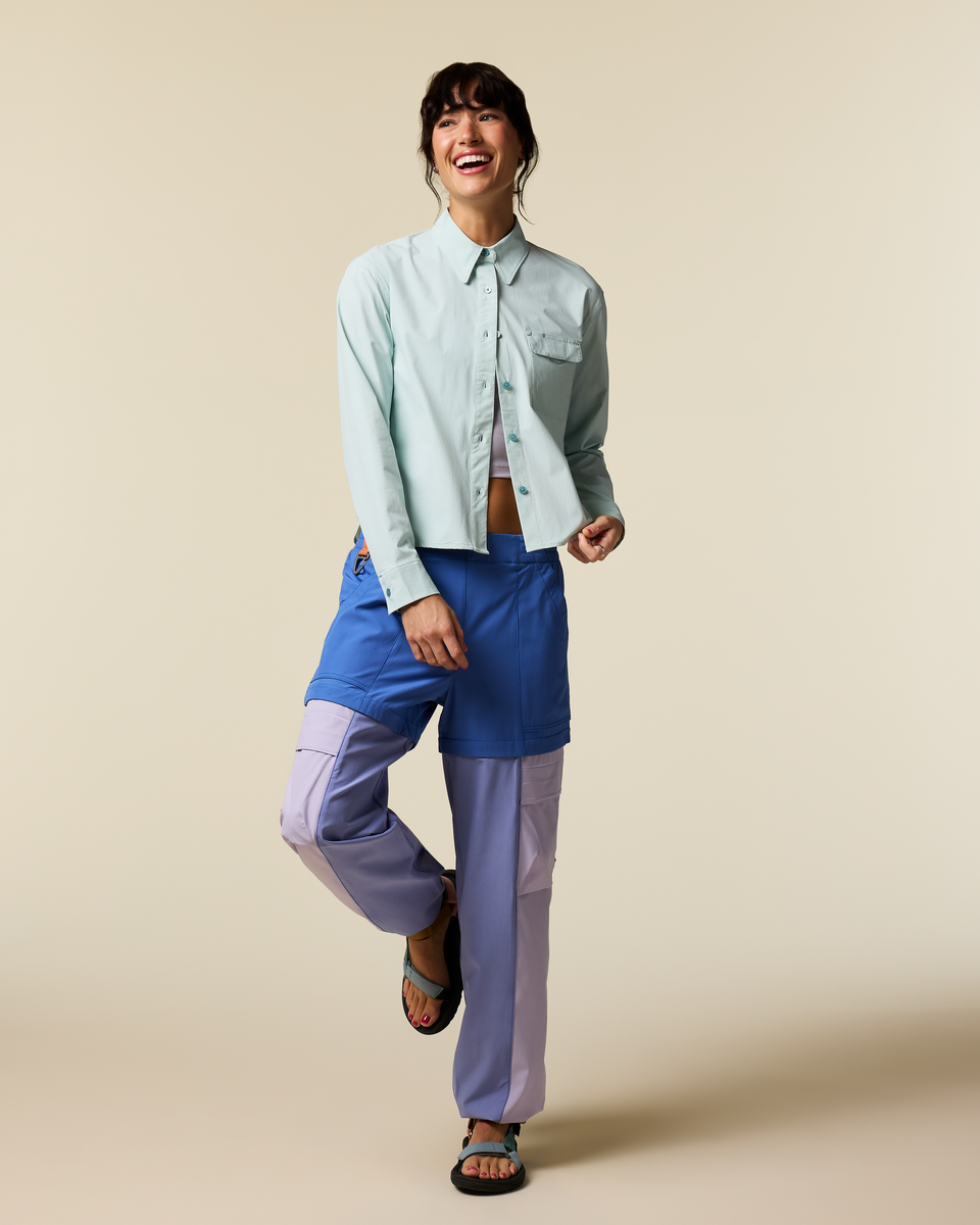 Solta Long-Sleeve Sun Shirt - Women's - Surf - US 6649