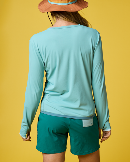 Sombra Long-Sleeve Sun Shirt - Women's - Tide Pool - US 3538